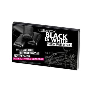 CURAPROX Kaugummi Black is White Kaugummi Black is white, 12 Stk. 