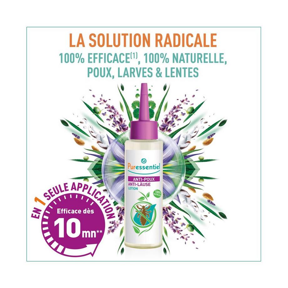 Puressentiel  ANTI-LÄUSE LOTION+KAMM Lozione Aanti-Pidocchi + Pettine 