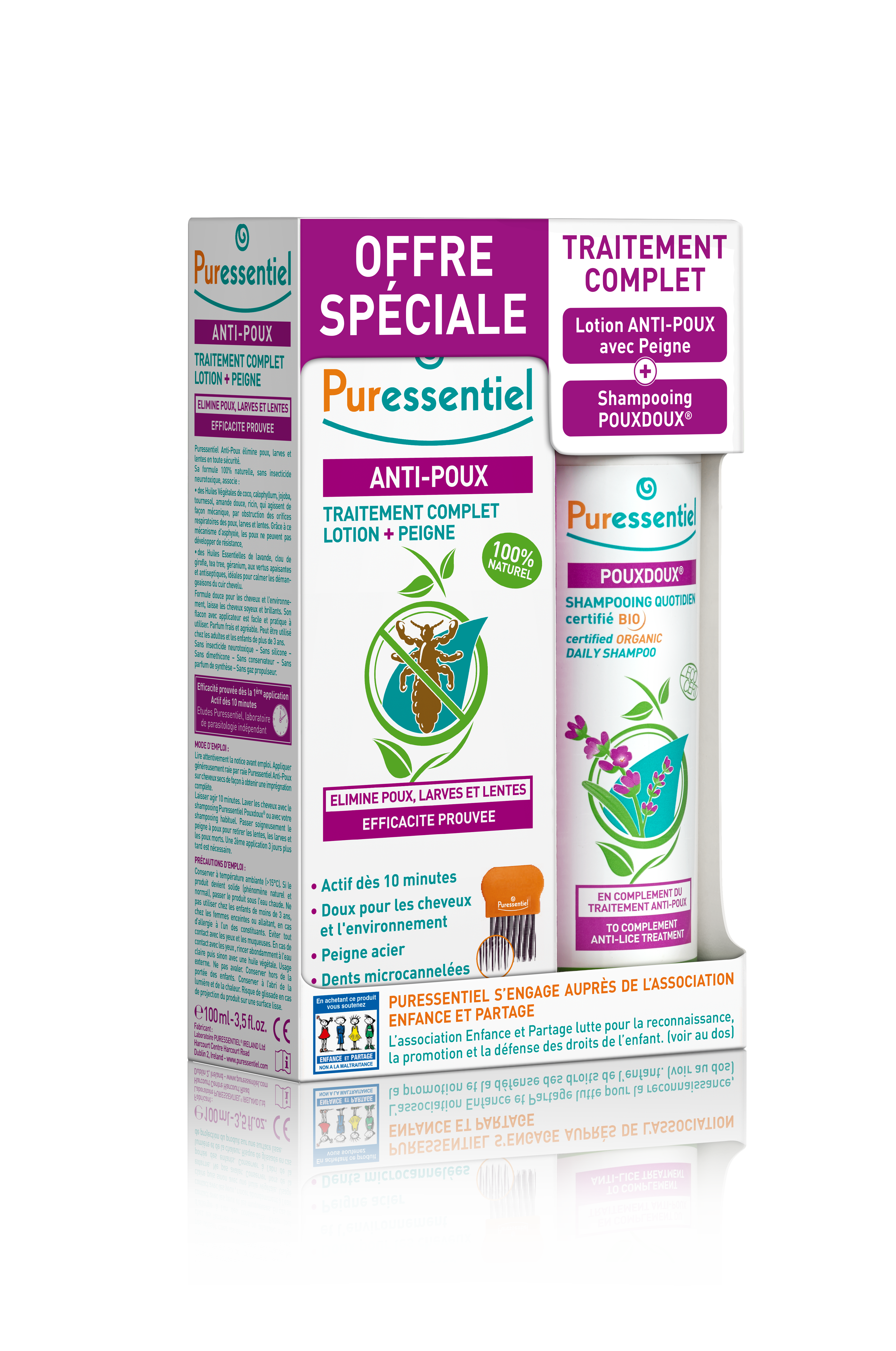 Puressentiel BOX ANTI-LÄUSE Kit completo Anti-Louse 