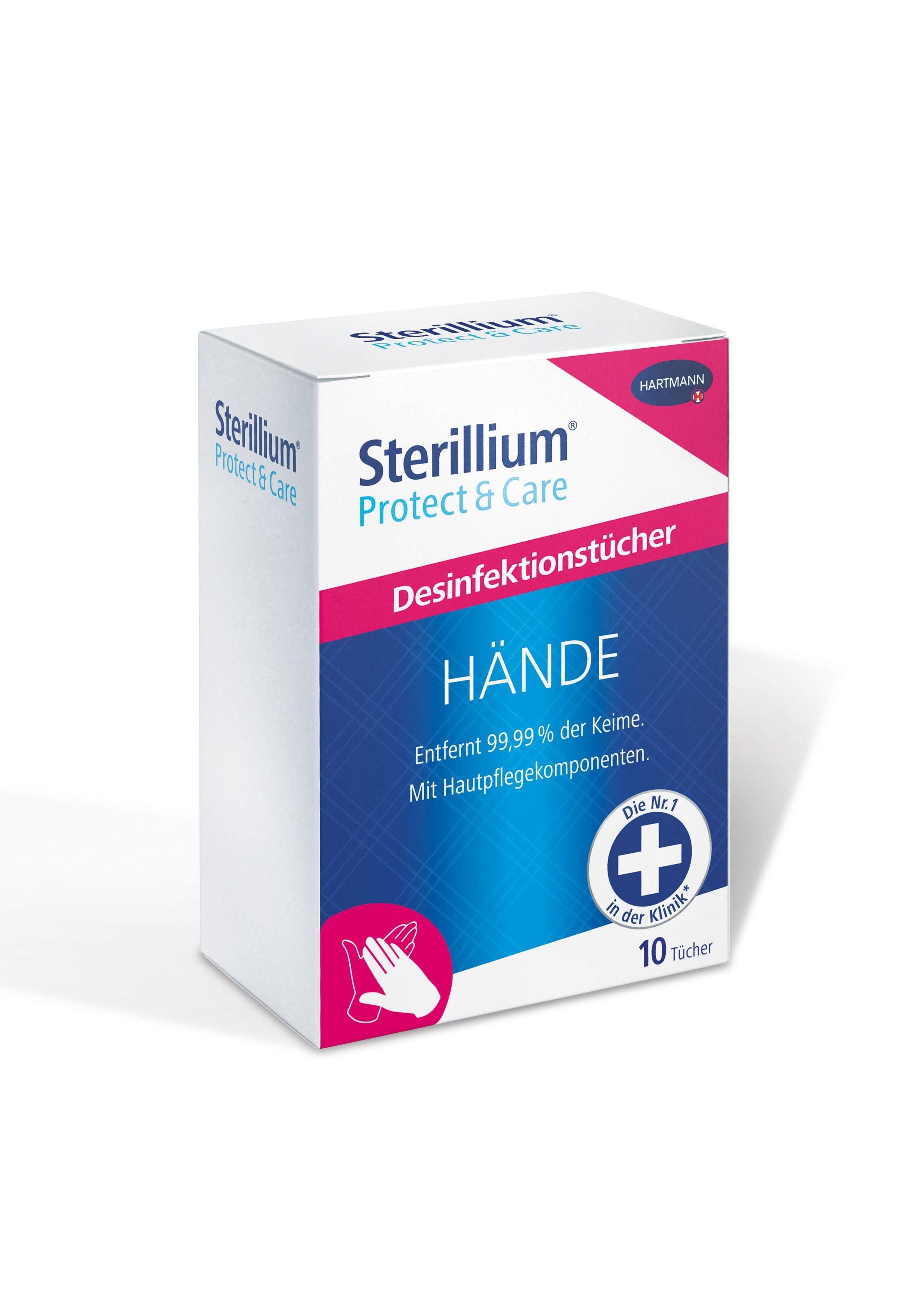 Image of Sterillium Protect & Care Händedesinfektionstücher Protect & Care Händedesinfektionstücher - 10 pieces
