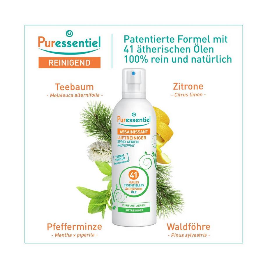 Puressentiel  RAUMSPRAY 41 AETH.OELE Luftreiniger Raumspray Mit 41 ätherischen Ölen 
