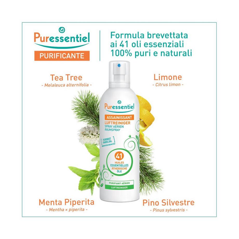 Puressentiel  RAUMSPRAY 41 AETH.OELE Luftreiniger Raumspray Mit 41 ätherischen Ölen 