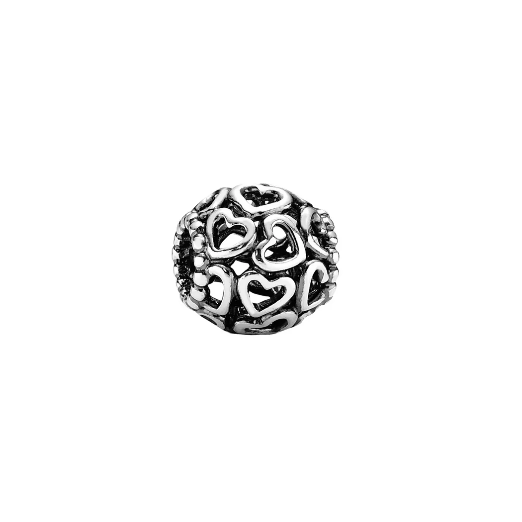 PANDORA Letter W Charm - black  female 5