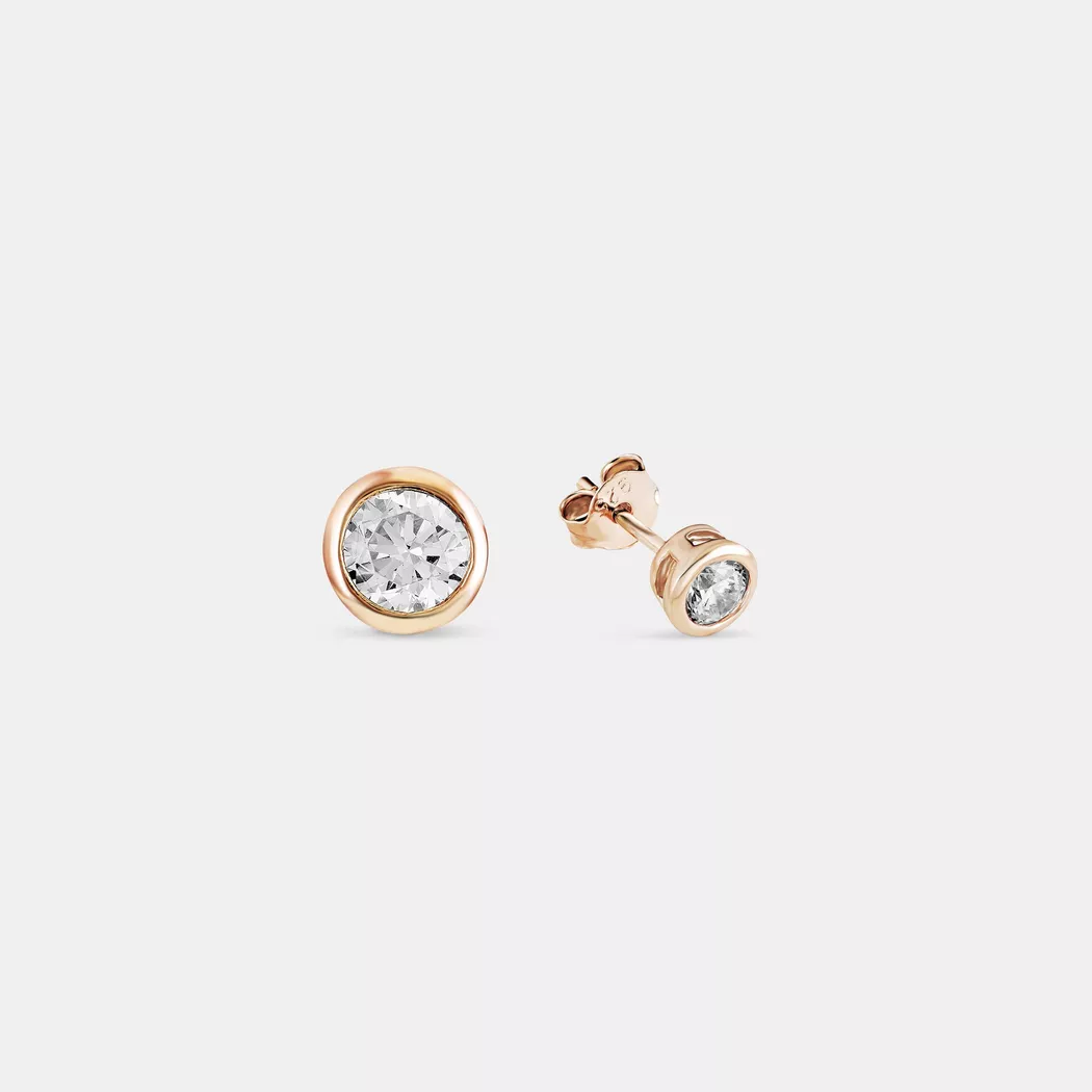 s. Oliver - Ohrstecker, One Size, Roségold