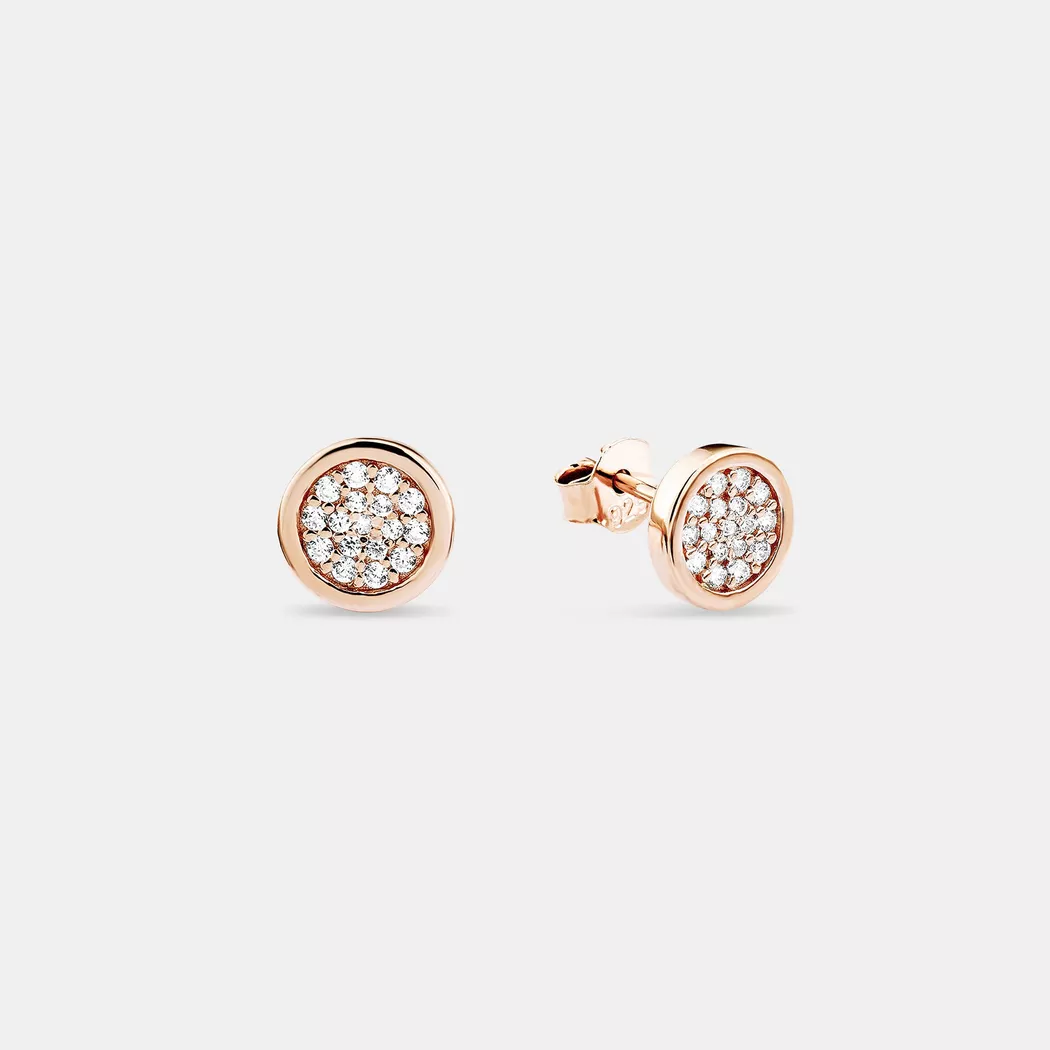 s. Oliver - Ohrstecker, One Size, Roségold