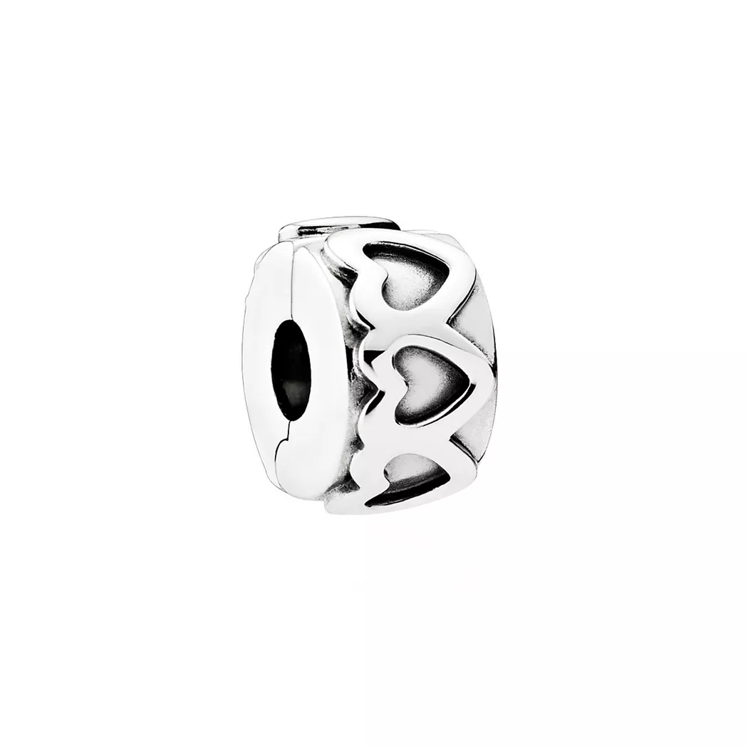 Pandora Charm Moments Gereihte Herzen Clip