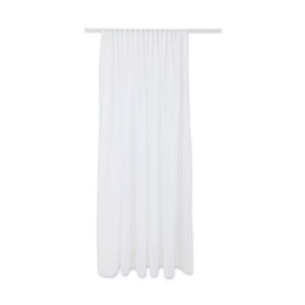 Manor Home - Fertigvorhang mit Clic Maxi Gleitern, 140X150CM, Weiss