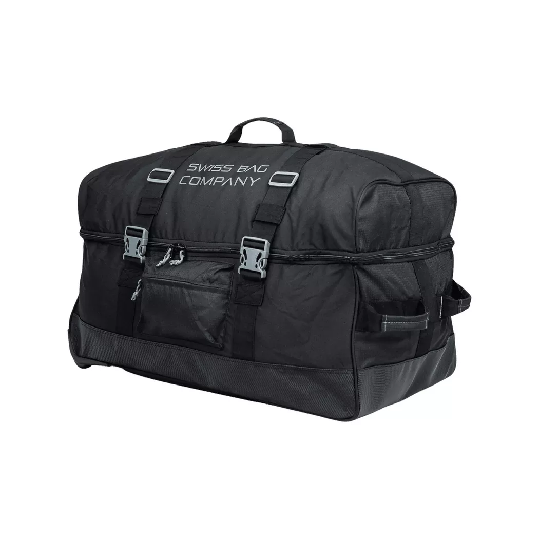 SWISS BAG COMPANY - XXL Double Decker, Rolltasche, 80cm, Black