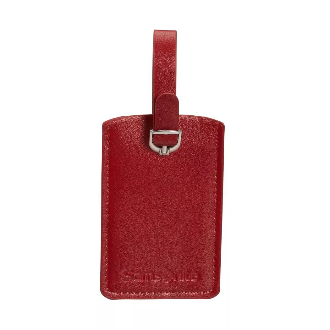 Samsonite - Rect.luggage Tag X2, One Size, Rot