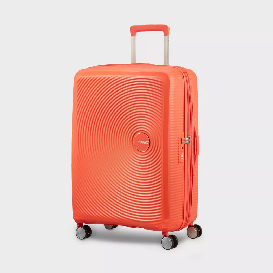 American Tourister Soundbox 67cm 4-Wheel Expandable Suitcase - Bass Black