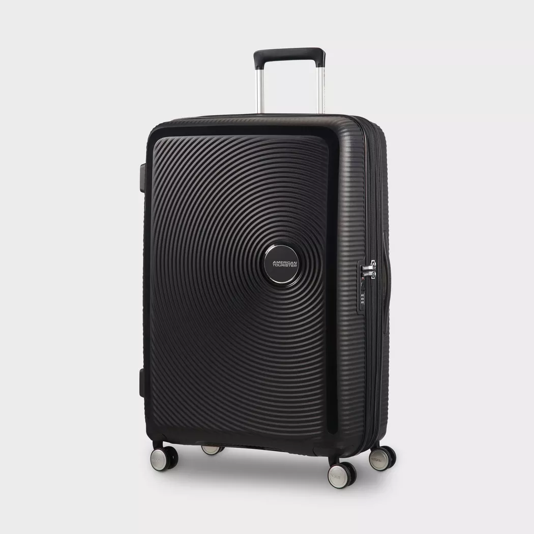 American Tourister Soundbox 77cm 4-Wheel Expandable Suitcase - Bass Black