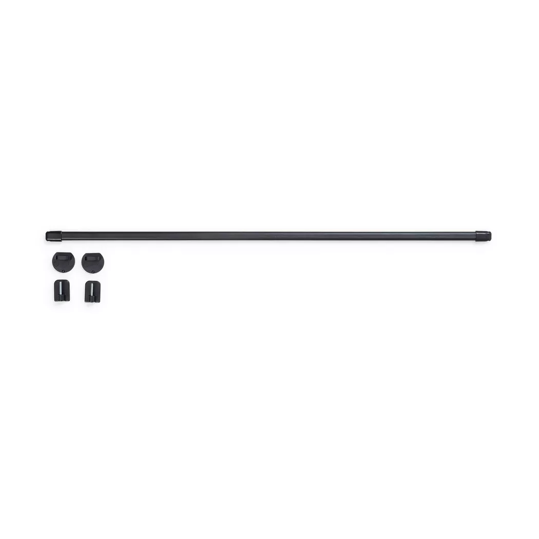 Manor -  Vitragenstange Set plus anthra., 50-80cm, Anthrazit