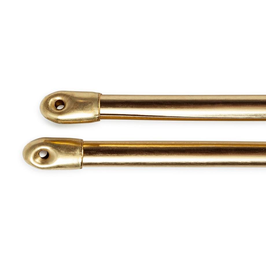 Manor Manor Vitragenstange Set messing rund Manor Vitragenstange messing 