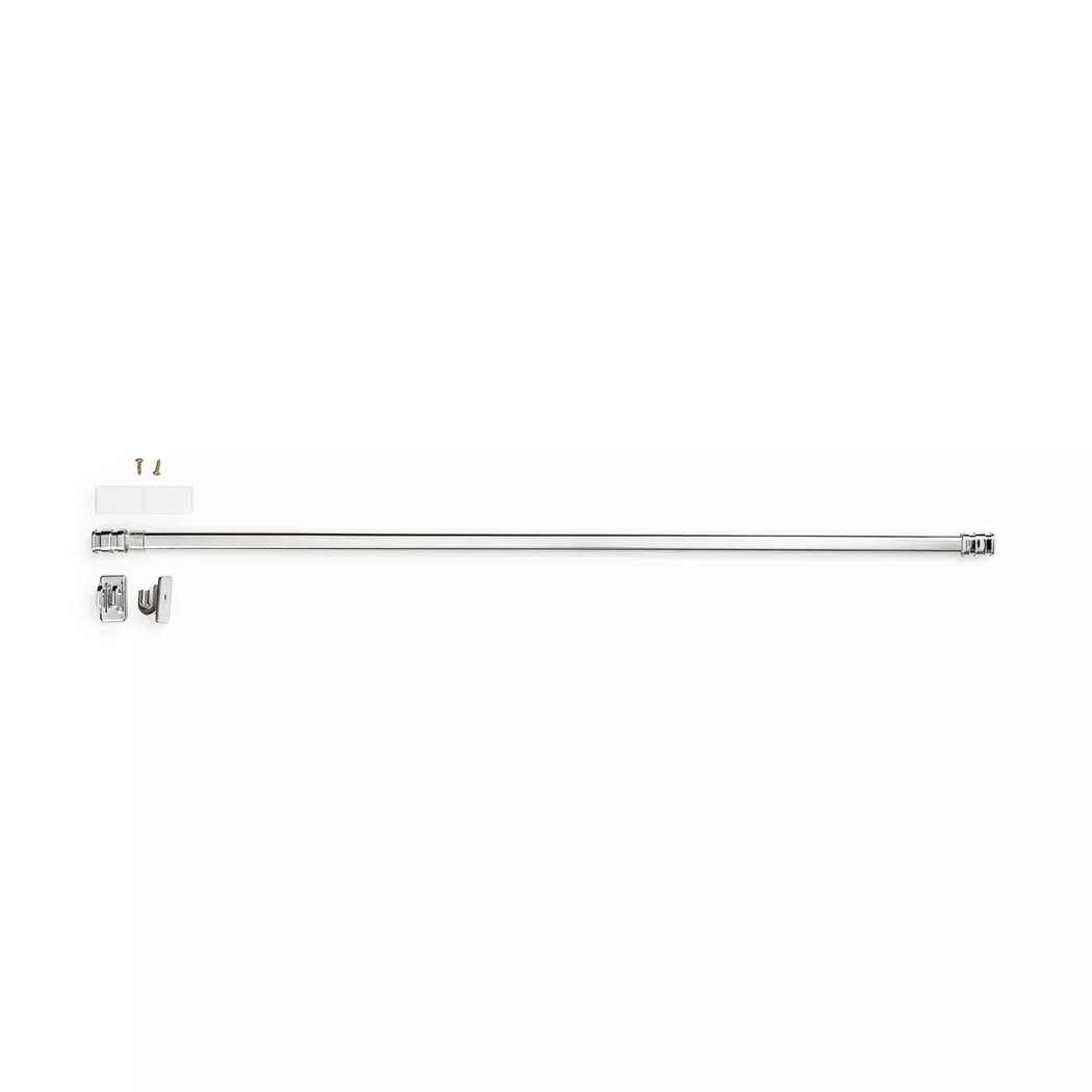 Manor -  Vitragenstange Business Set chrome, 60-100cm, Chrom