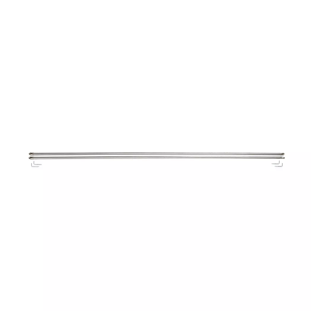 Home - Manor Vitragenstange Set chrome rund, 80-120 cm