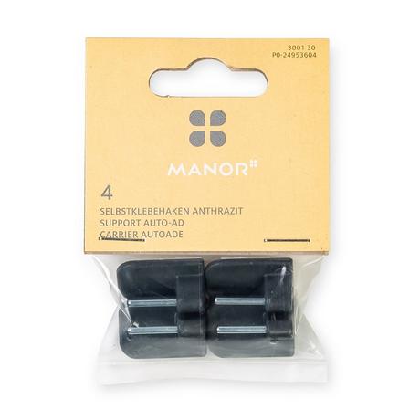 Manor Carrier autoadesivo, 4 pezzi Ganci adesivi 