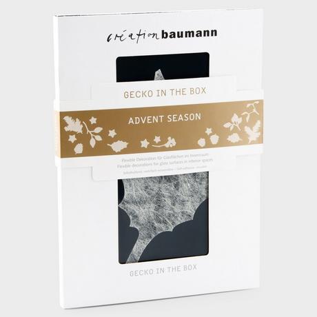 Creation Baumann Advent Season Decorazione finestra Gecko in the Box 