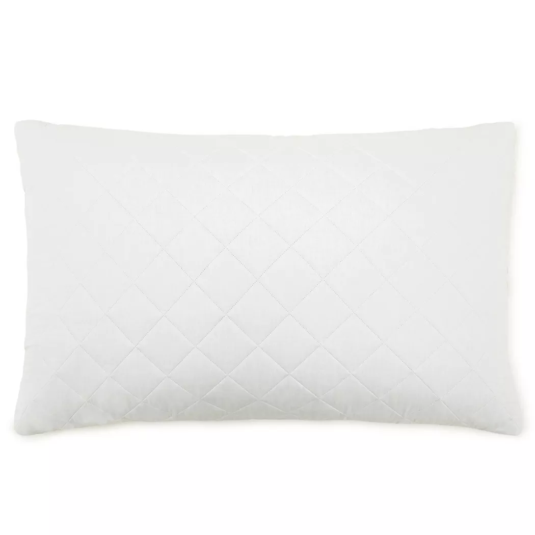 DOR - Kissen mit versteppter Hülle adjustable, Mathilda Verstellbares gestepptes Kissen, 60 x 90 cm, Weiss