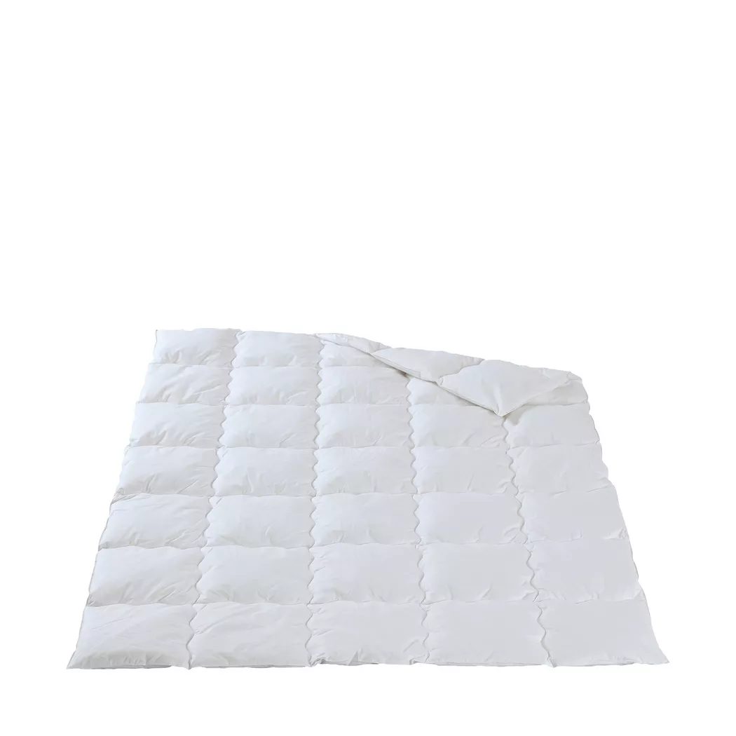 DOR - Ganzjahres-Daunenduvet, Swiss Ganzjahres Daunenduvet, 240 x 240 cm, Weiss