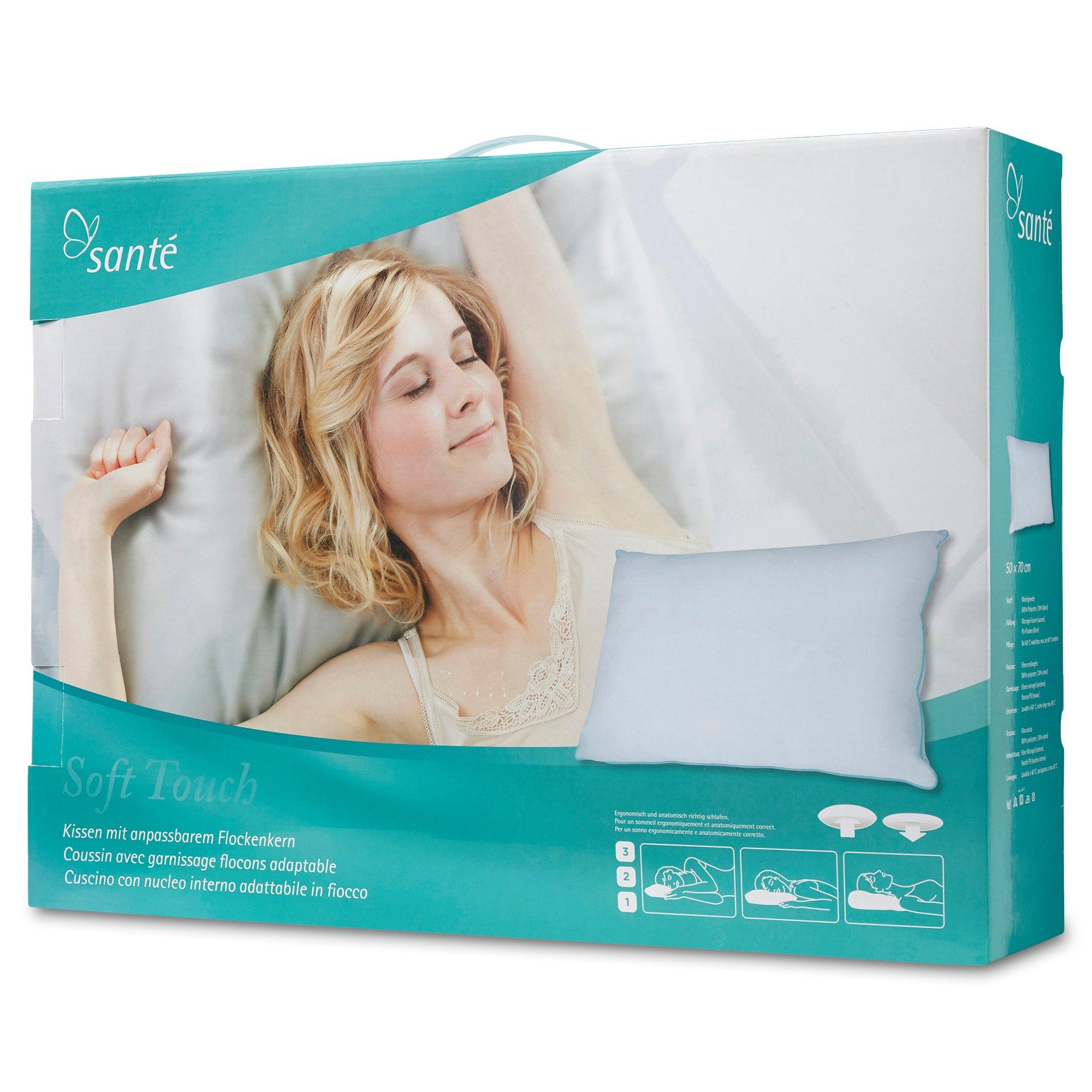 sante Cuscino Soft Touch imbottito con fiocchi  