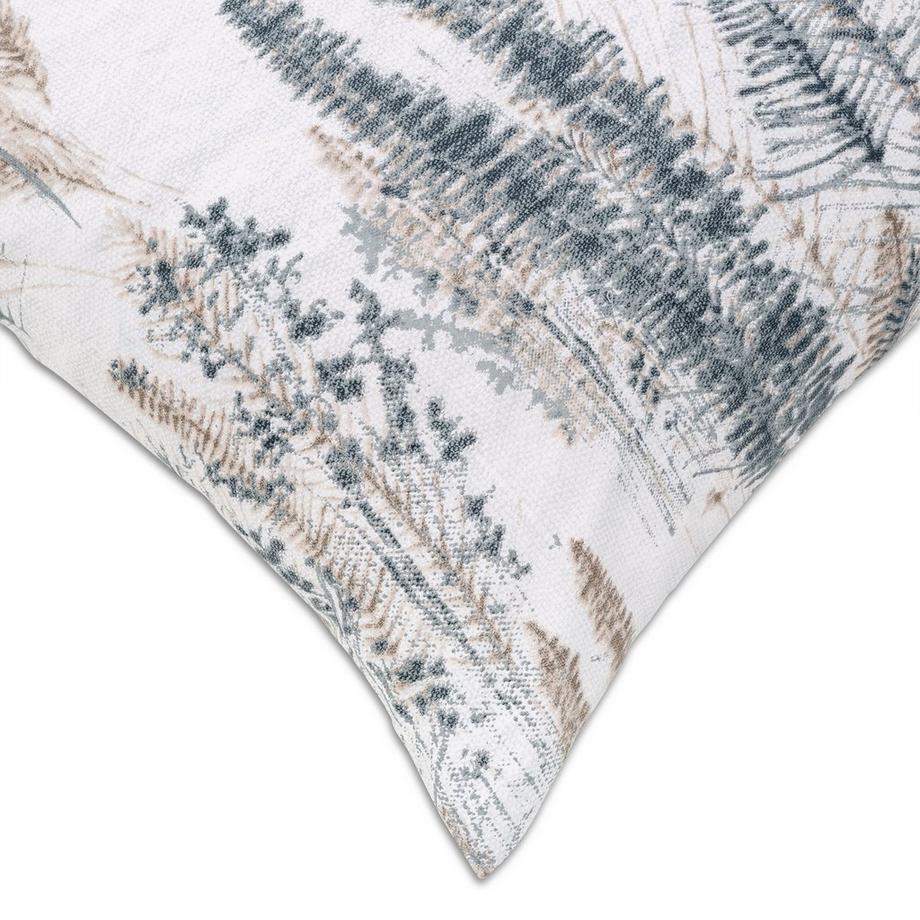 ZUCCHI Ferns V.G6 Grigio Federa del cuscino  