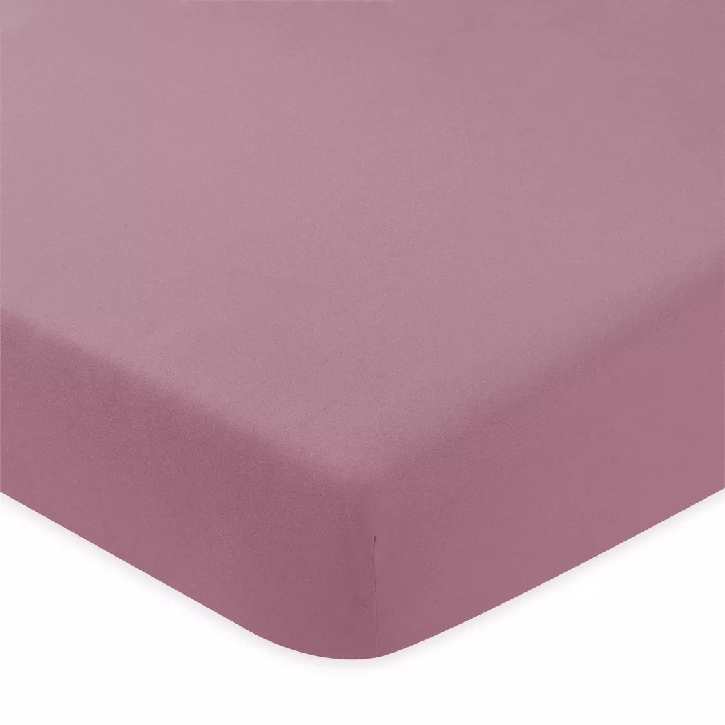 Manor - Fixleintuch, Jersey Deluxe Fixleintuch, 180-200 x 200-220 x 35, Malvenfarben