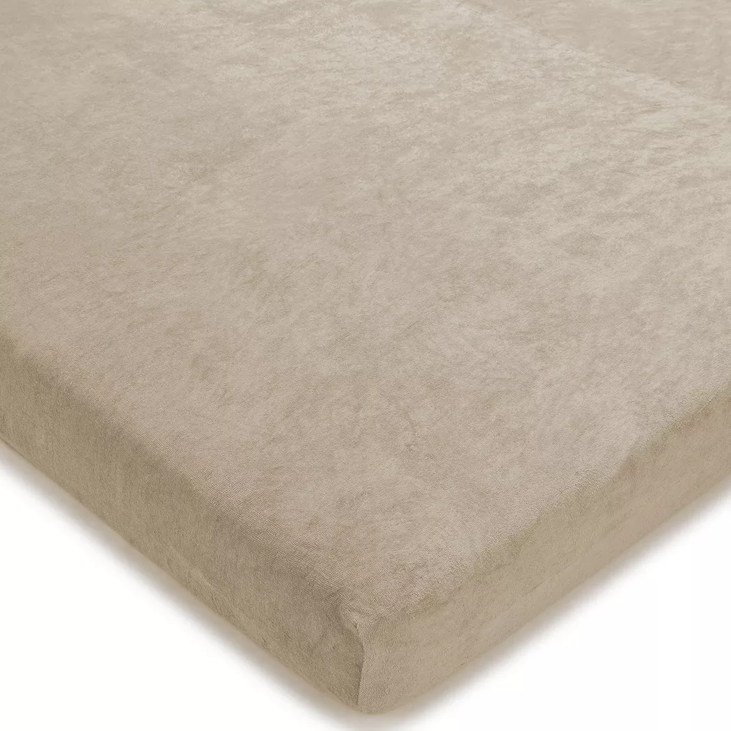 Manor - Fixleintuch, Frottee Fixleintuch, 120-130 x 200 x 22 cm, Sand