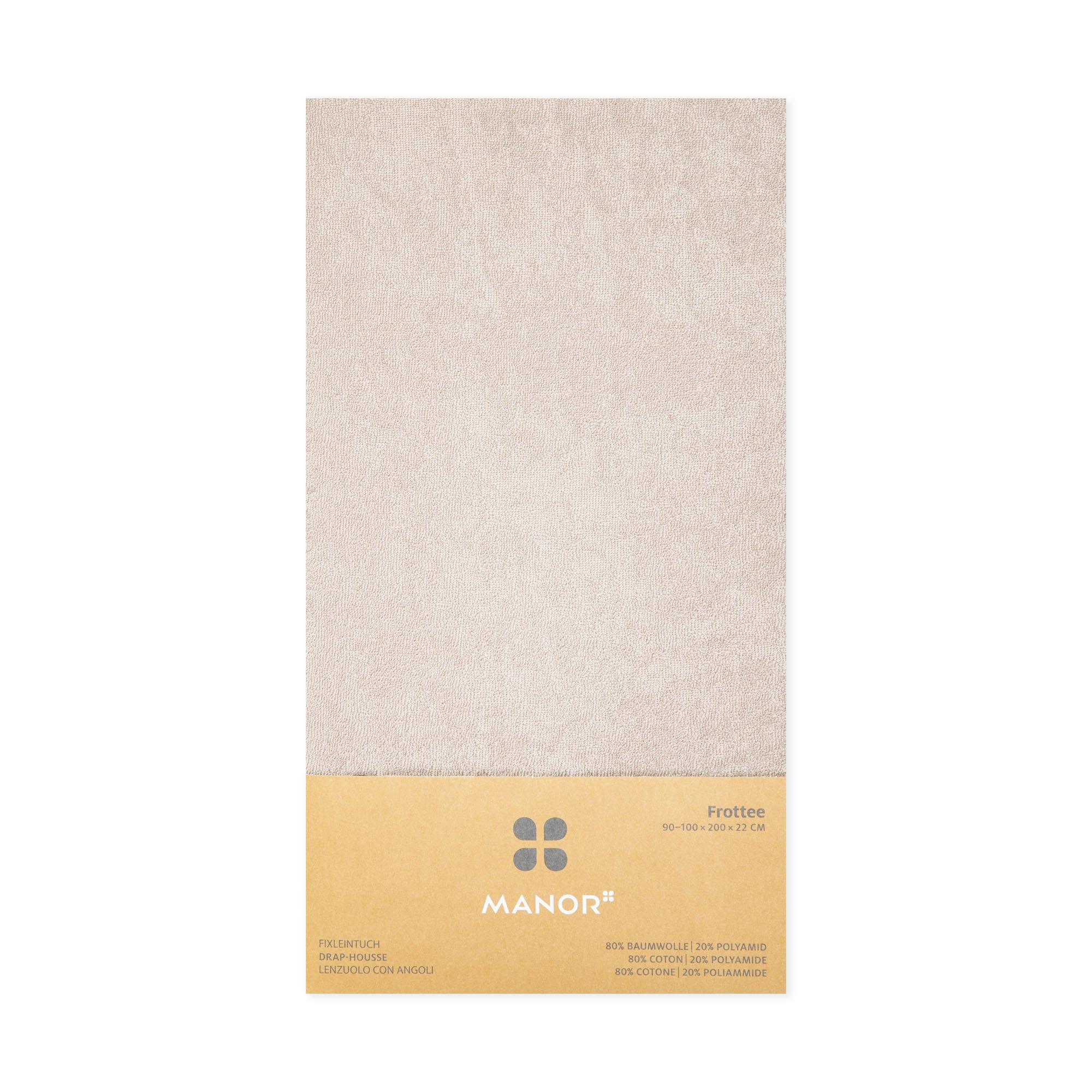Manor Frottee Fixleintuch  