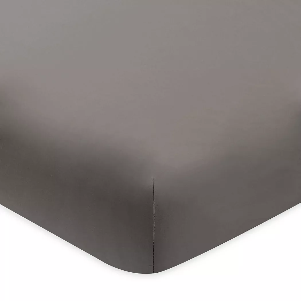 Manor - Fixleintuch, Sateen Luxe Fixleintuch, 100 x 200 cm, Grau