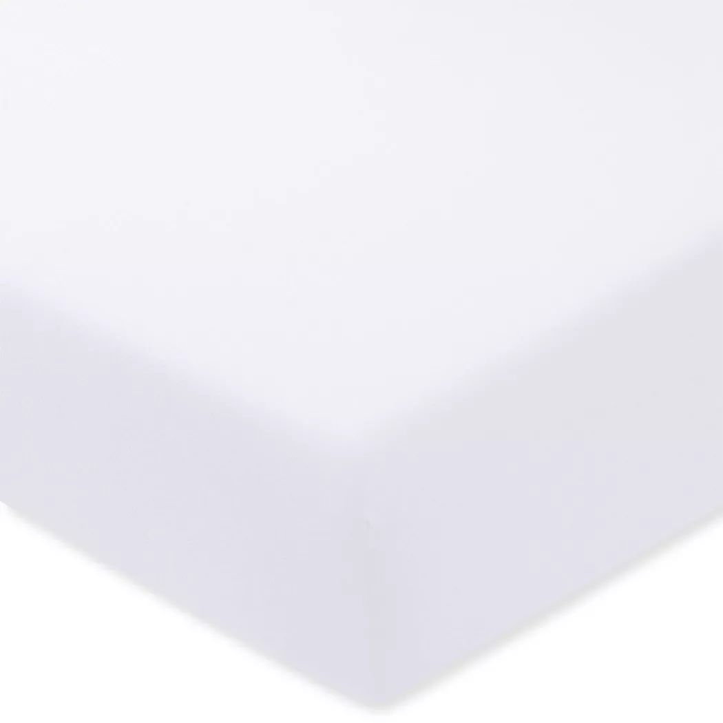 Manor - Fixleintuch, Jersey Fixleintuch, 90-100 x 200 x 22 cm, Weiss