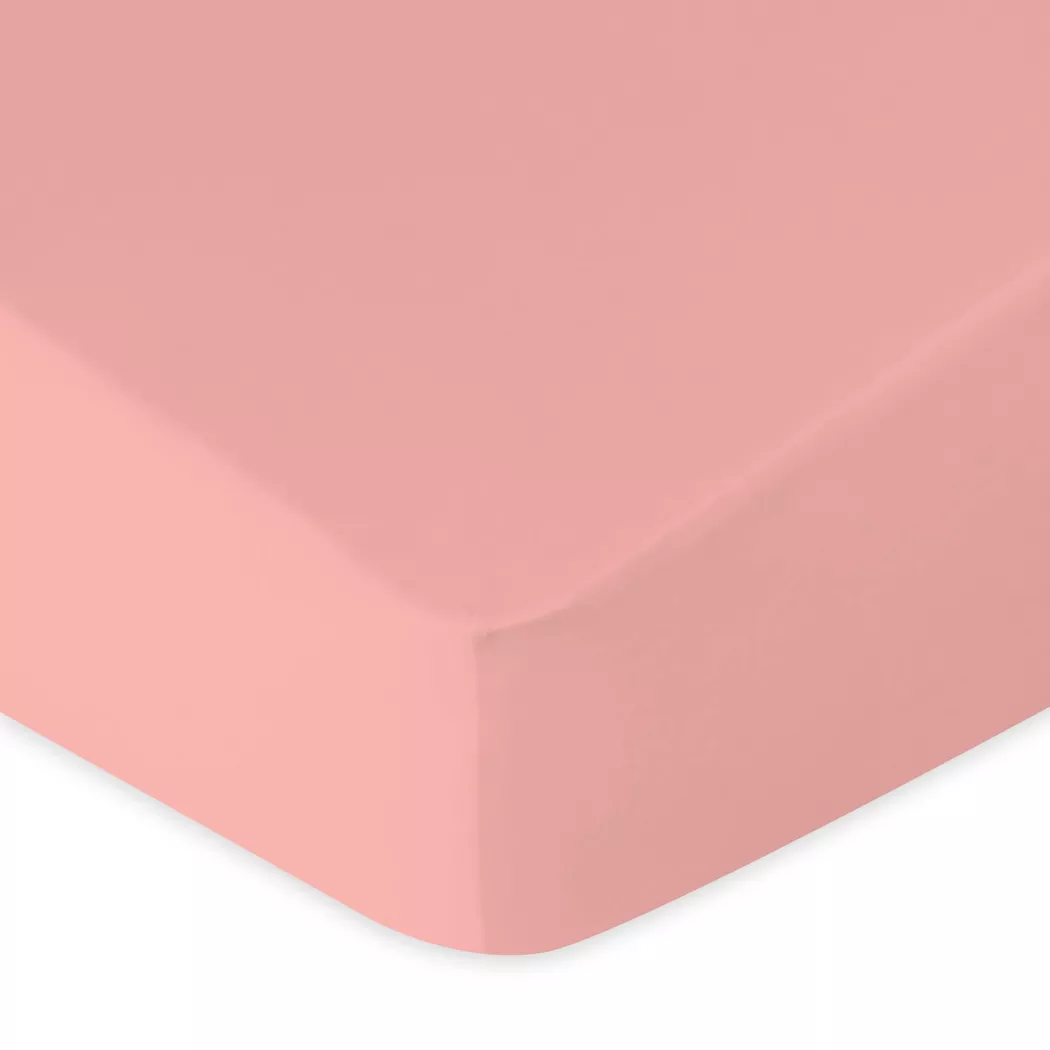 Manor - Fixleintuch, Jersey Fixleintuch, 90-100 x 200-220 x 22 cm, Hellrosa