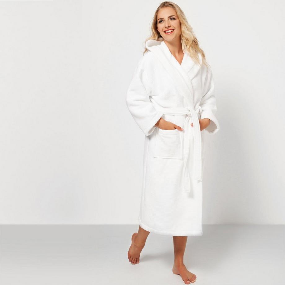 Manor Collections Waffle Accappatoio, unisex 