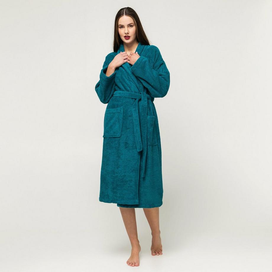 Manor Color Langer Bademantel 