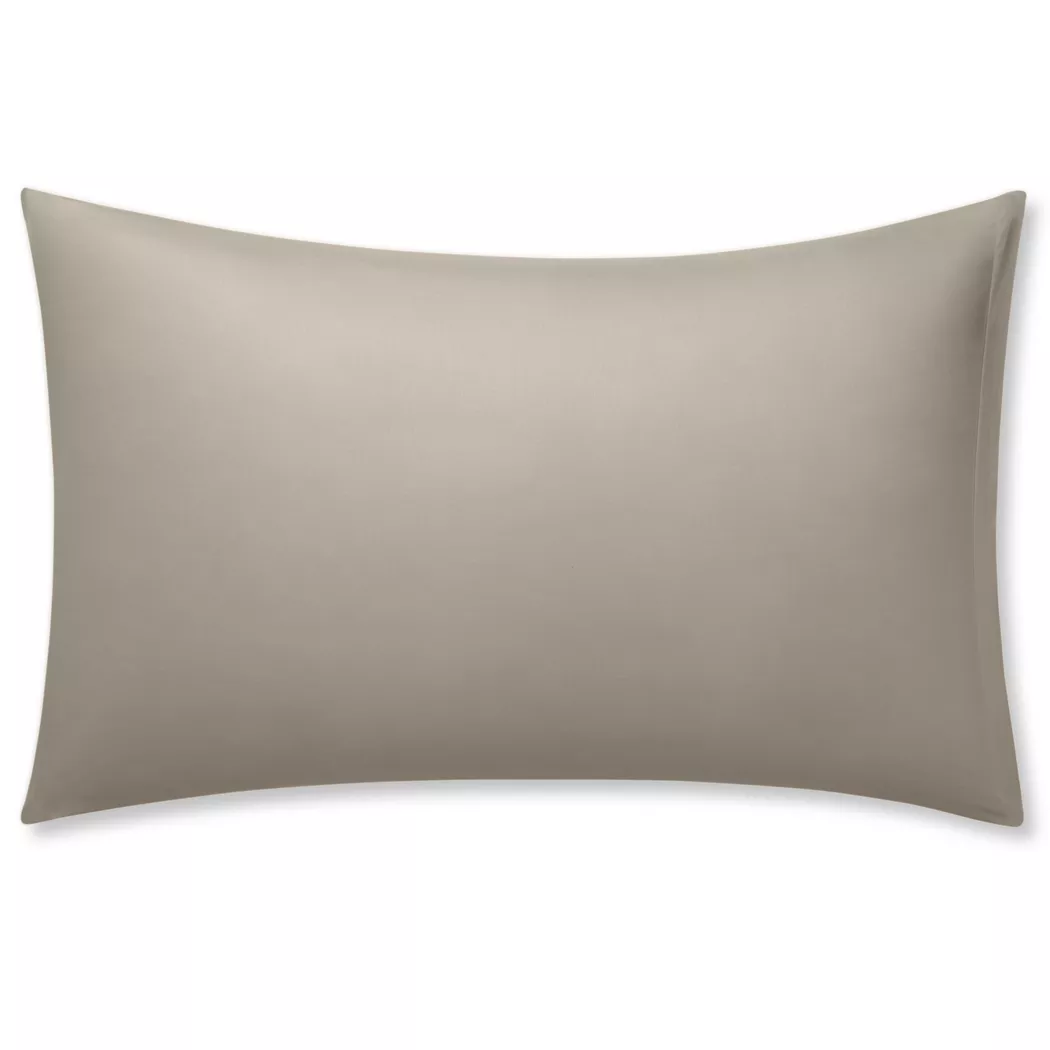 Manor - Kissenbezug, Sateen Luxe Kissenbezug, 50 x 90 cm, Hellbraun