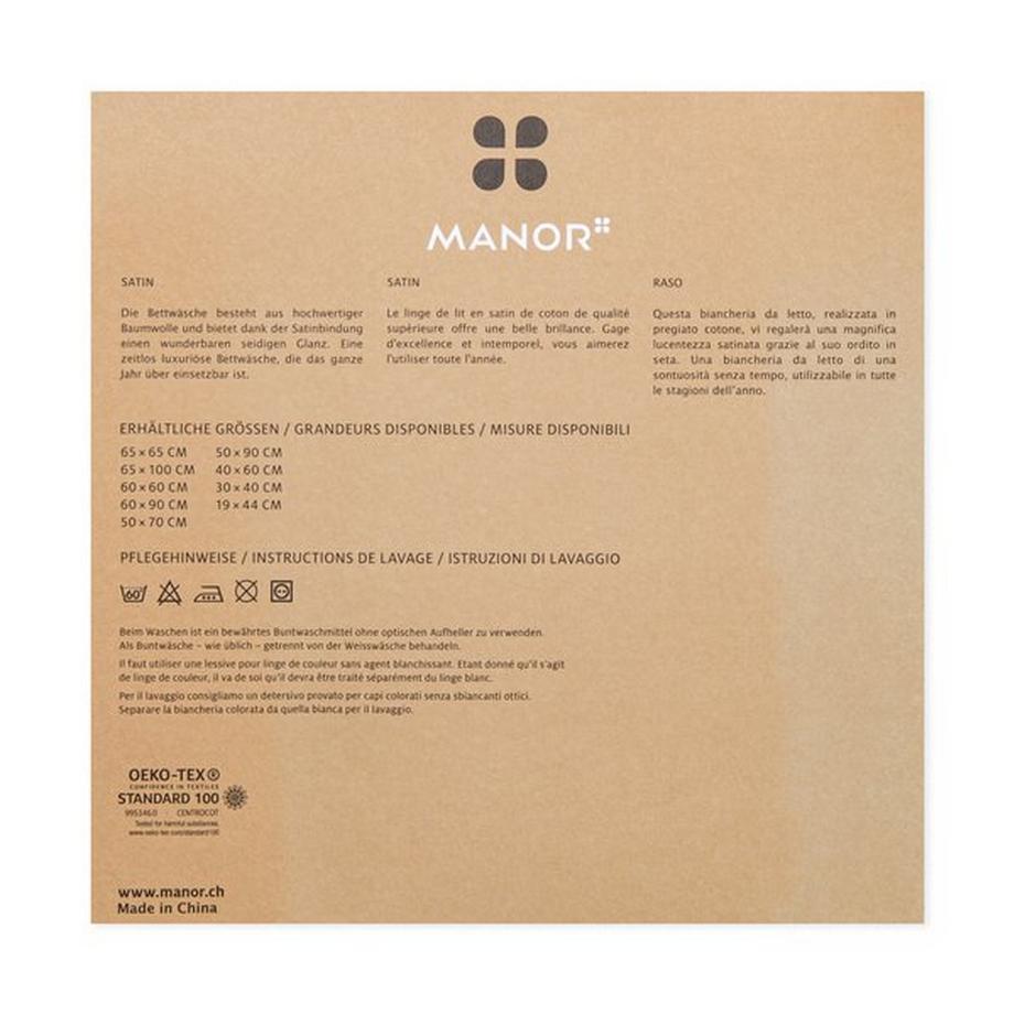 Manor Sateen Luxe Nackenrollenbezug  
