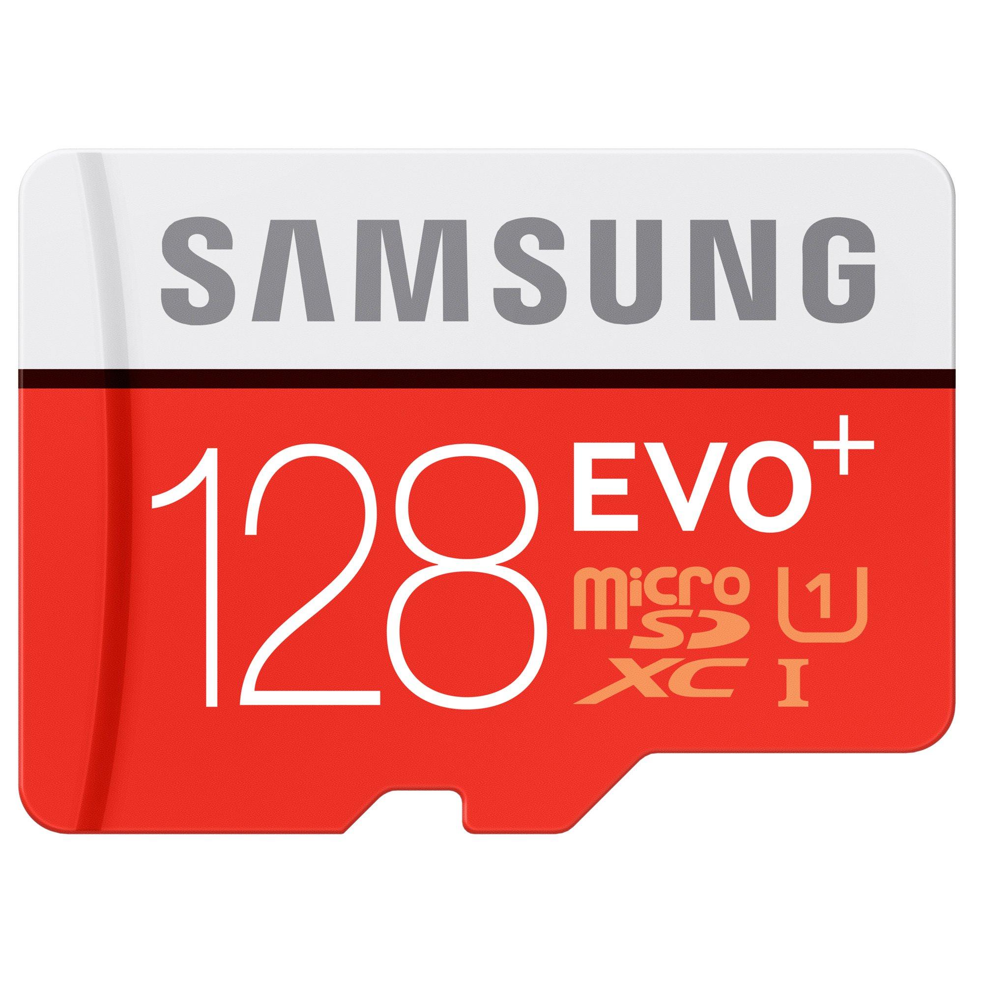 Image of SAMSUNG Evo+ (100MB/s) microSDHC-Speicherkarte - 128 GB