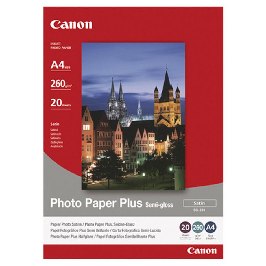 Canon Semi Glossy SG-201 Carta per fotografie, 20 fogli 