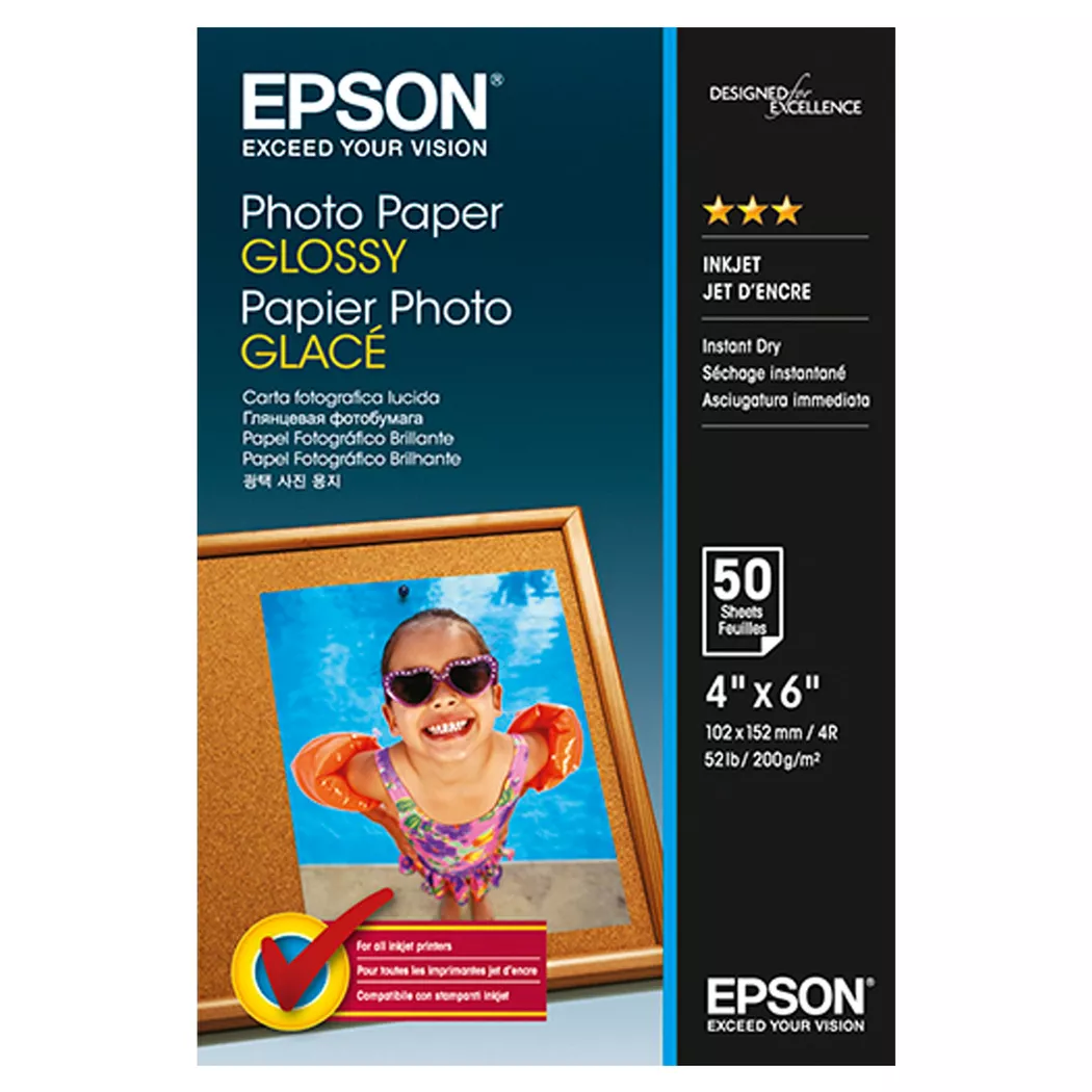 Epson – S042547, Fotopapier, 50 Blatt, DIN A6