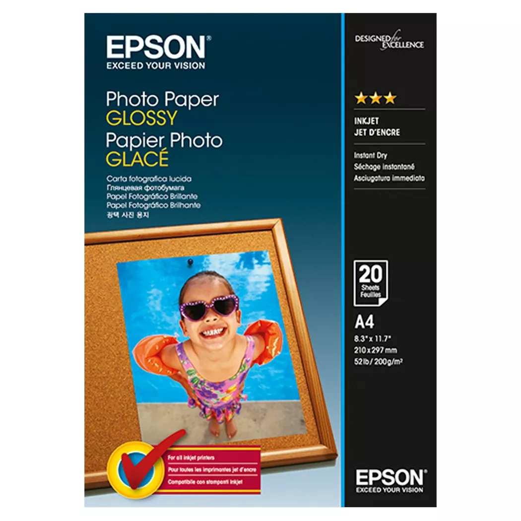 Epson – S042538, Fotopapier, 20 Blatt, DIN A4