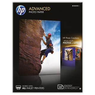 HEWLETT PACKARD Advanced Glossy Q8696A Papier photo 25 feuilles 