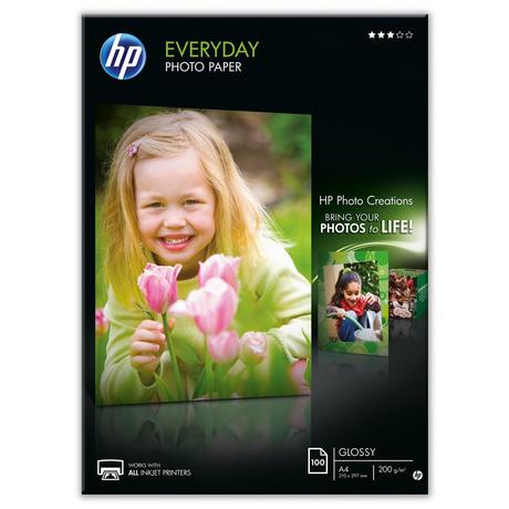 Hewlett-Packard Everyday Q2510A Fotopapier 100 Blatt 