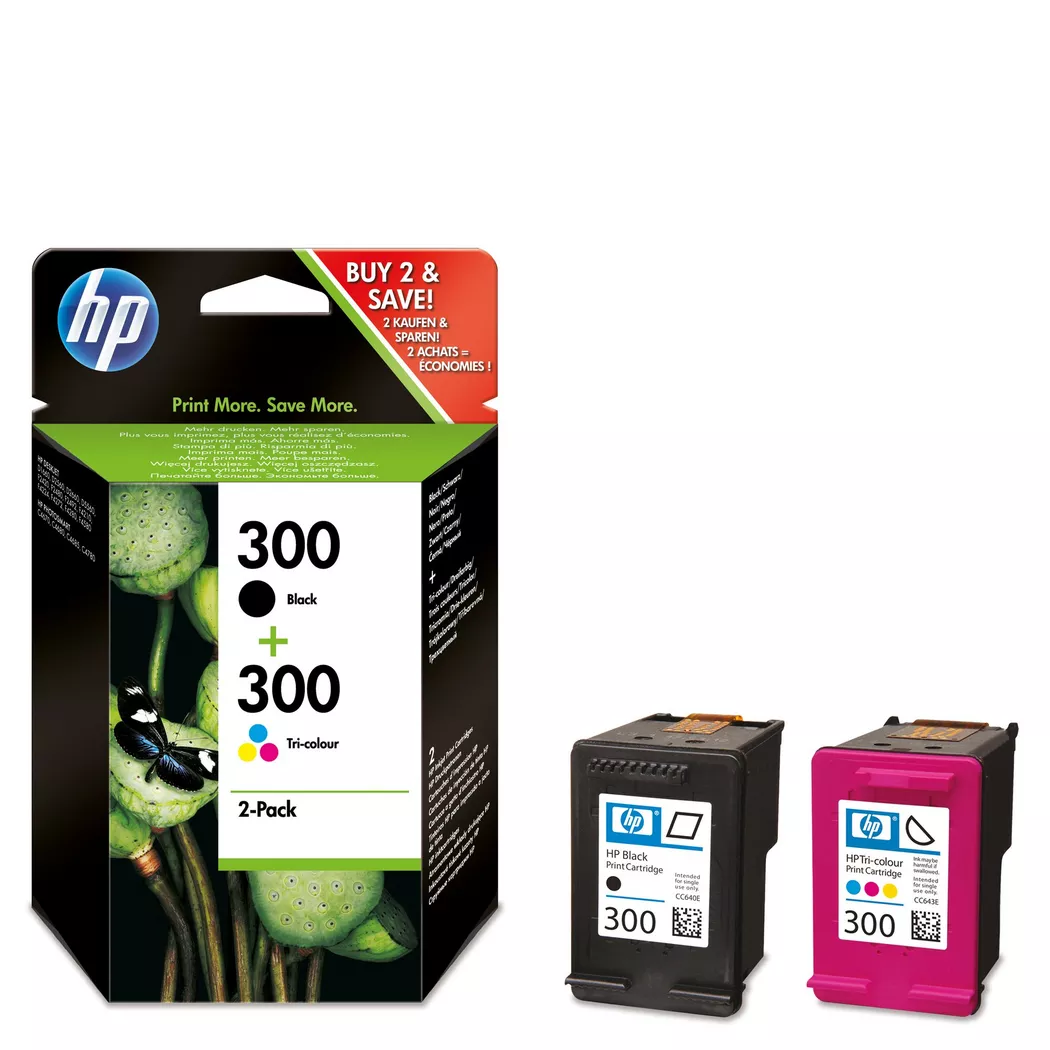 Hewlett-Packard – 300, Multipack, Tintenpatronen, Cyan, Magenta, Yellow, Black