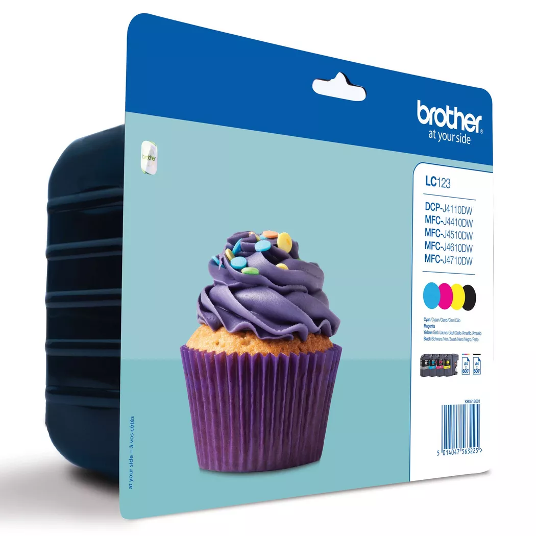 Brother – Lc 123, Tintenpatrone, Cyan, Magenta, Yellow, Black