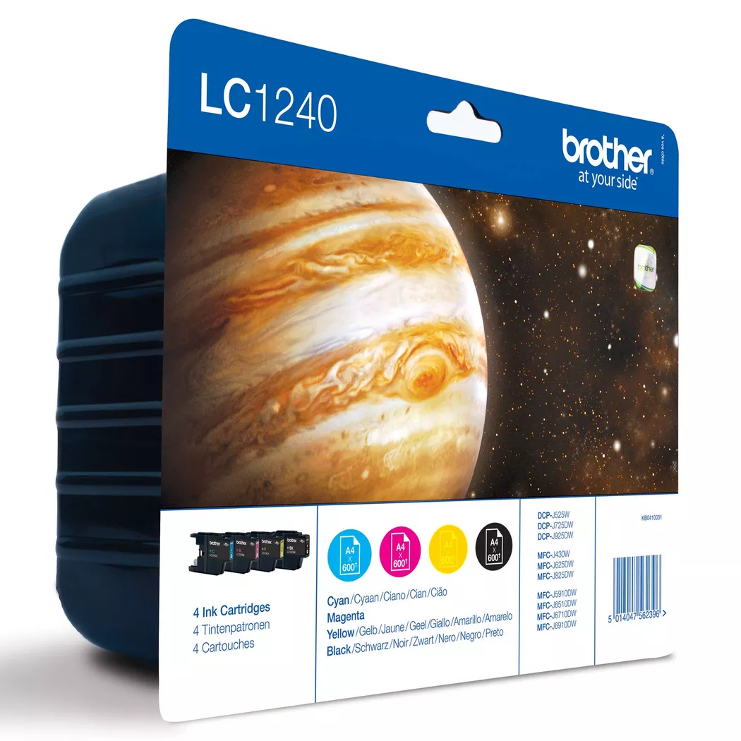 Brother – Lc 1240, Multipack, Tintenpatronen, Cyan, Magenta, Yellow, Black
