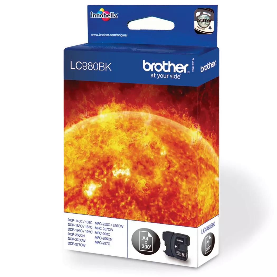 Brother – Lc 980, Tintenpatrone, Black
