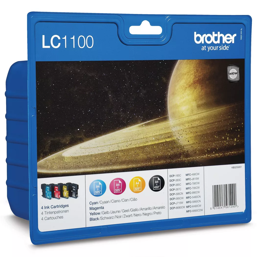 Brother – Lc 1100, Multipack, Tintenpatronen, Cyan, Magenta, Yellow, Black