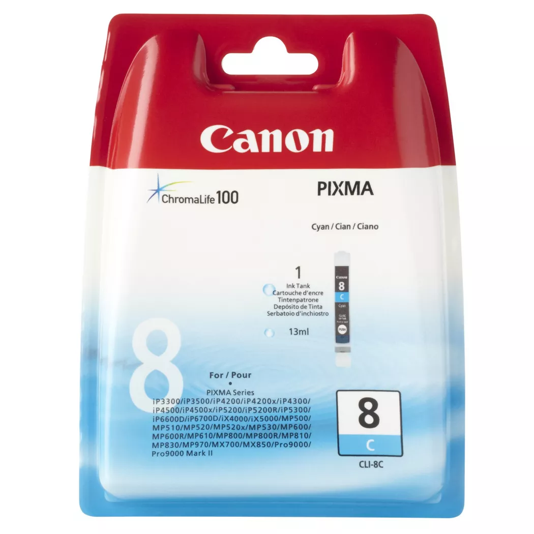 Canon – Cli 8, Tintenpatrone, Cyan-Blau