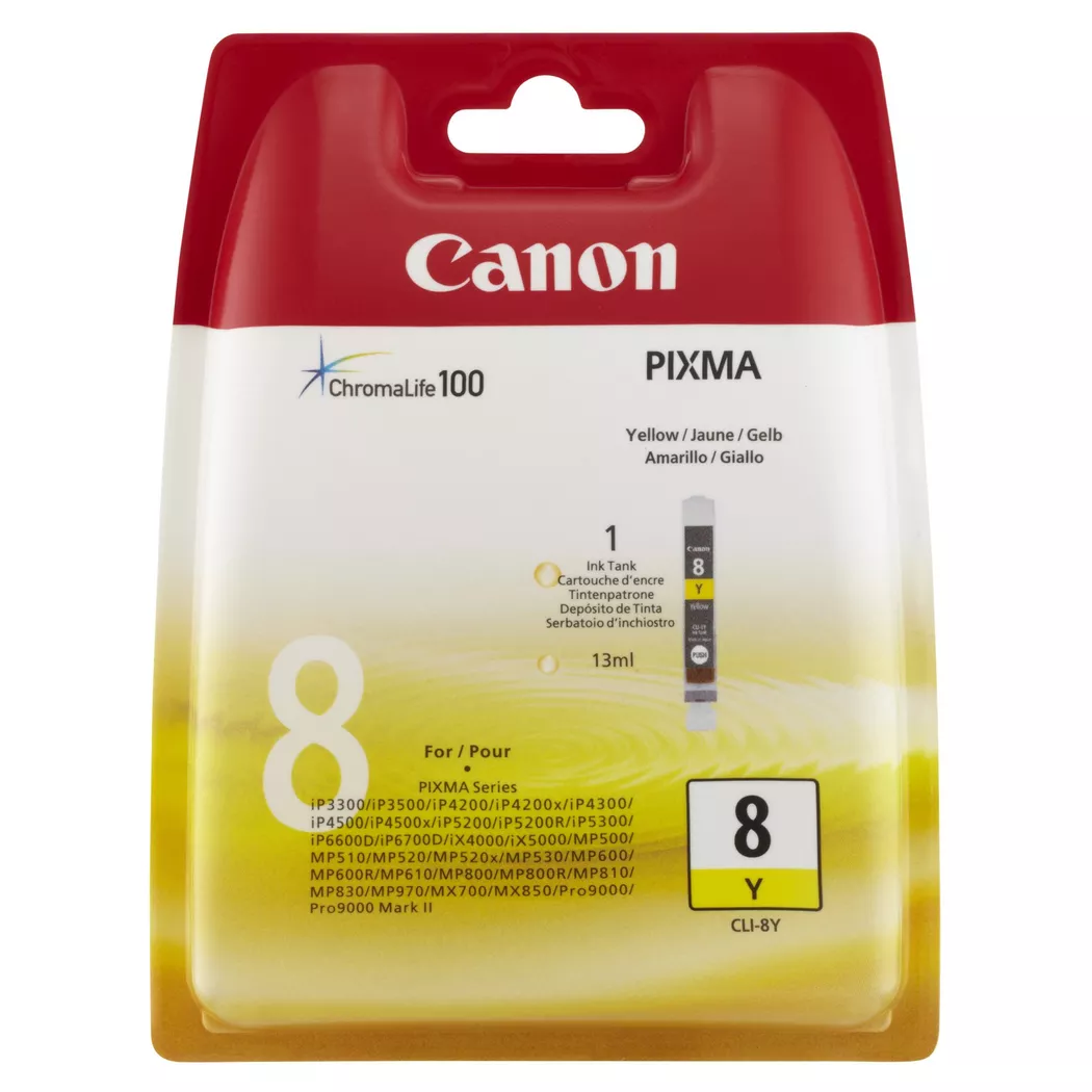Canon – Cli 8, Tintenpatrone, Gelb