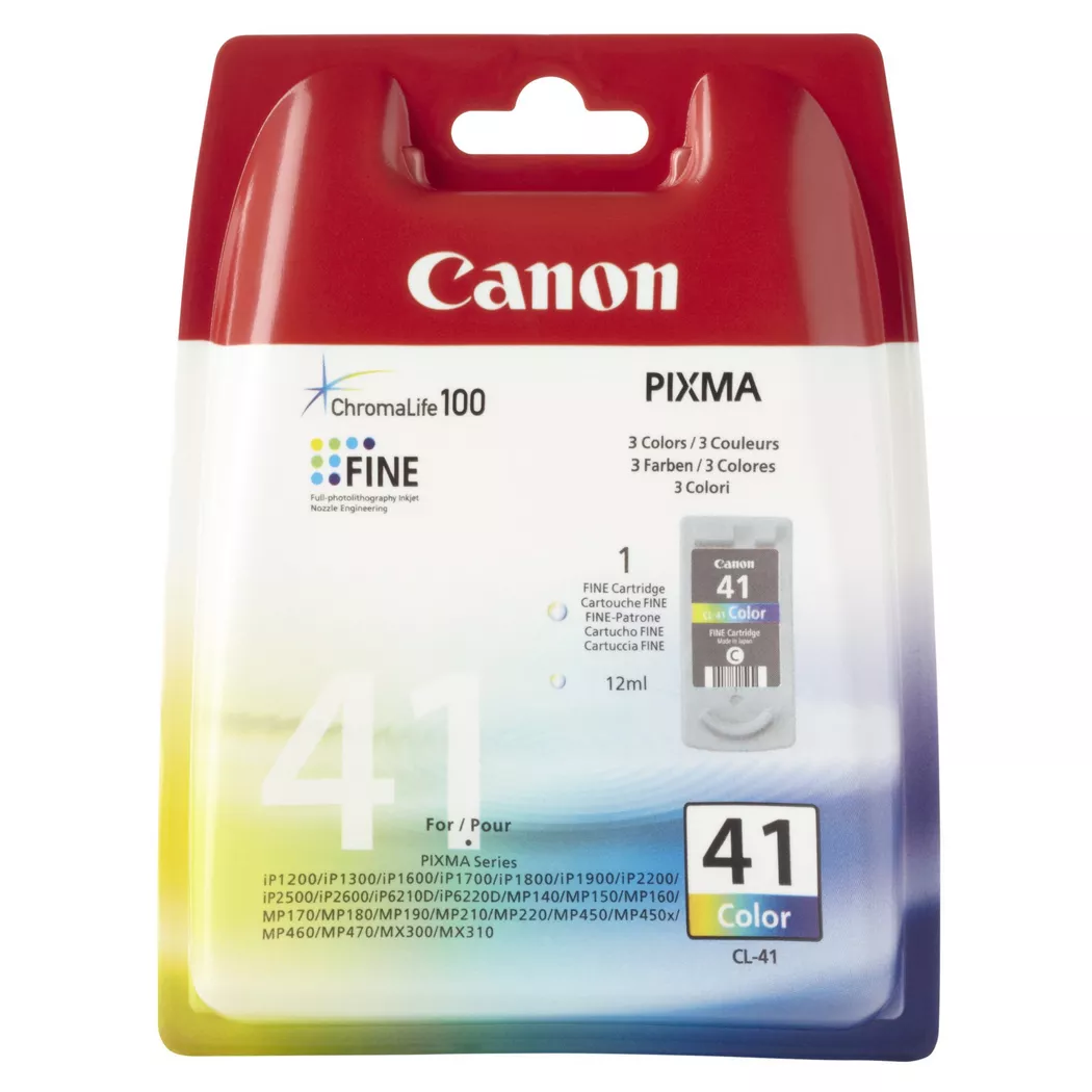 Canon – Cl 41, Tintenpatrone, Cyan, Magenta, Yellow
