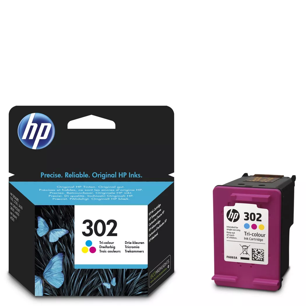 Hewlett-Packard – 302, Tintenpatrone, Cyan, Magenta, Yellow